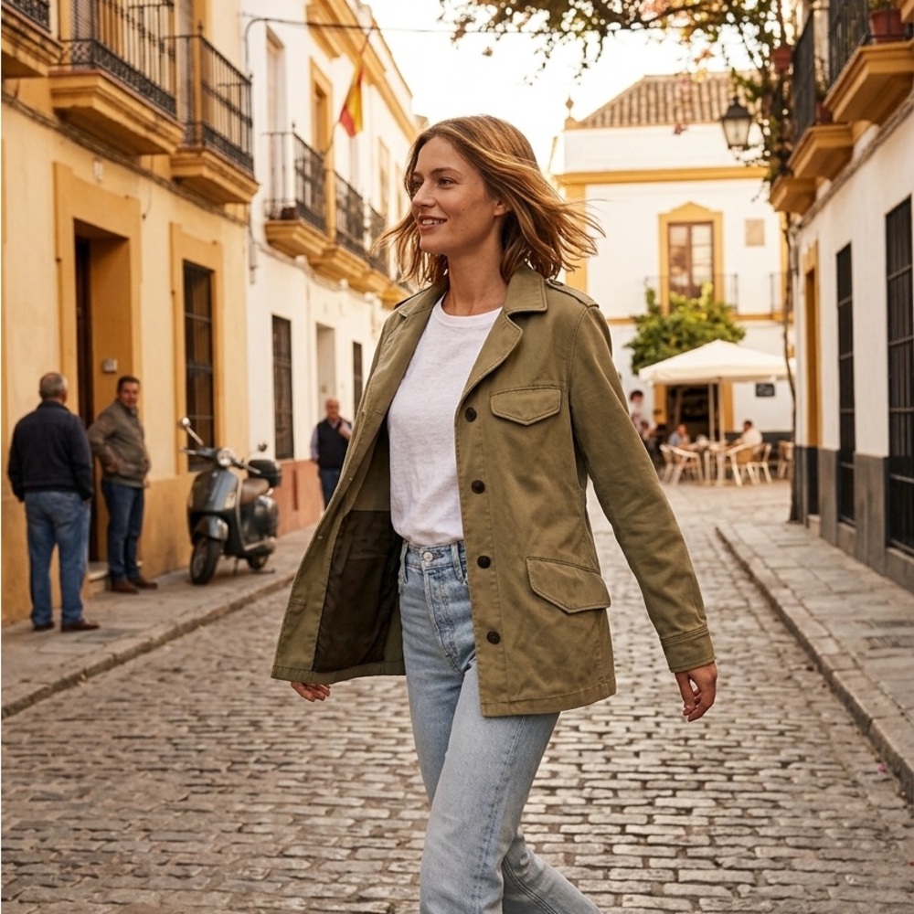 Rag & Bone Khaki Utility Jacket
